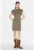 Rochie cu model uni si maneci scurte