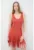 Rochie cu pliuri – striatii si decolteu in V