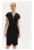 Rochie dama –  84024 – Negru – Poliester