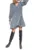 Rochie dama floral – albastru marin – 100% poliester – stil de viata –