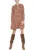 Rochie dama flori – evazata – multicolor – poliester