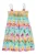 Rochie de bumbac cu imprimeu cu inimi