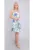Rochie de bumbac cu imprimeu floral si decolteu sweetheart