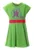 Rochie de bumbac cu insertie contrastanta