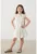 Rochie de bumbac cu insertie crosetata