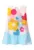 Rochie de bumbac cu insertie cu volane