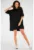 Rochie de bumbac cu maneci scurte –