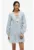 Rochie de bumbac cu mansete elastice