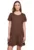 Rochie de bumbac cu terminatie evazata