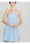 Rochie de cocktail – Albastru – Poliester –