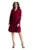 Rochie de cocktail – Poliester – Rosu