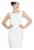 Rochie de cocktail – Poliester/Elastan – Bej