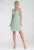 Rochie de cocktail  eleganta – din plasa – menta –