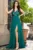 Rochie de nasa Dorothy eleganta verde din voal cu flori 3D