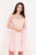 Rochie de ocazie Xenia rose in clos cu broderie pretioasa si perle