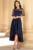 Rochie de ocazie asimetrica bleumarin Deniz