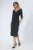 Rochie de ocazie cu bretele subtiri si crepeu Ninette Neagra