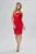 Rochie de ocazie cu funda maxi si model one shoulder Masha Rosie