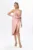 Rochie de ocazie cu model petrecut si floare 3D Nurria Rose