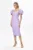 Rochie de ocazie cu perlute pe bust si maneci bufante Avia Lila