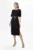 Rochie de ocazie cu strass-uri si decolteu in V la spate Calvina Neagra