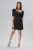 Rochie de ocazie cu strass-uri si maneci scurte Aliona Neagra