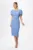 Rochie de ocazie cu strass-uri si maneci scurte bufante Brandy Bleu