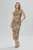 Rochie de ocazie cu strass-uri si model one shoulder Fereya Animal Print