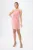 Rochie de ocazie cu volan plisat si pene Millania Rose