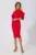 Rochie de ocazie din crepe cu strass-uri si decupaje la umeri Irenka Rosie