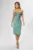 Rochie de ocazie din licra cu strass-uri Flavour Vernil