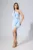 Rochie de ocazie din neopren cu strass-uri Aprill Bleu