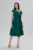 Rochie de ocazie din neopren cu strass-uri Yannika Verde