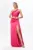 Rochie de ocazie din satin cu model one shoulder Sorrentine Ciclam