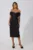 Rochie de ocazie din satin cu strass-uri Emberly Neagra