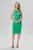 Rochie de ocazie din satin tip one shoulder Kaja Verde Deschis