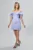 Rochie de ocazie din tafta cu model tip funda Cerrina Lila