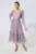 Rochie de ocazie din tull cu glitter Poeme Lila