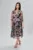 Rochie de ocazie din tull cu imprimeu Peonia Negru Floral