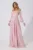 Rochie de ocazie din voal cu bust incretit Sensitive Rose