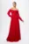 Rochie de ocazie din voal cu bust incretit Sensitive Rosie