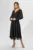 Rochie de ocazie din voal cu glitter Damara Neagra