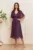 Rochie de ocazie din voal cu glitter Darling Violet