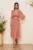 Rochie de ocazie din voal cu glitter Nicolette Peach