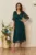 Rochie de ocazie din voal cu glitter Nicolette Verde