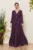 Rochie de ocazie din voal cu glitter Ophelia Violet