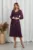 Rochie de ocazie din voal cu glitter Wilma Violet