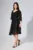 Rochie de ocazie din voal cu sclipici Felicity Neagra