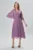 Rochie de ocazie din voal cu strass-uri Christa Mov