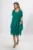 Rochie de ocazie din voal cu strass-uri Elmina Verde